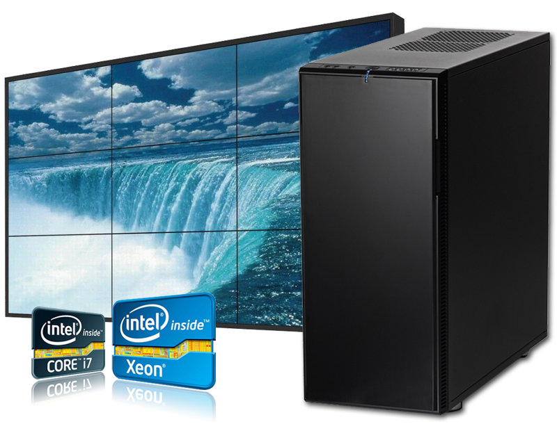 Jumbo 390 - PC fixe, PC industriel, ordinateur compatible Ubuntu, Debian, Fedora, Mint, Windows - Boîtier Fractal Define XL R2 Black Pearl - WIKISANTIA