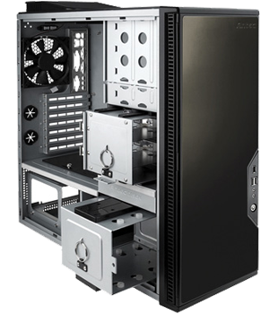 Enterprise 370 - Ordinateur PC très puissant, silencieux, certifié compatible linux - Système de refroidissement - WIKISANTIA